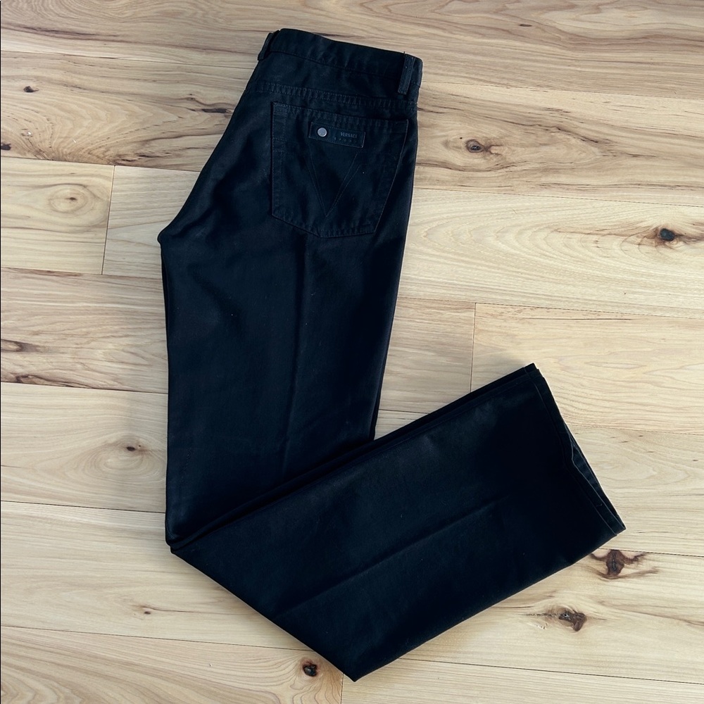 Versace Sport Alias s.p.a. Black Straight Leg Size 29
